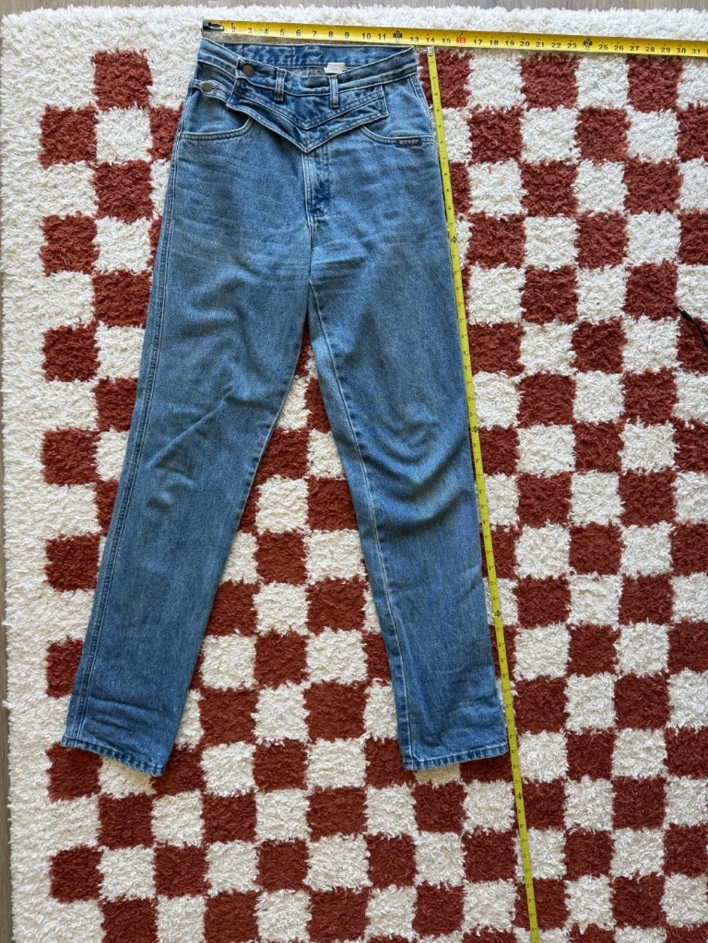 Vintage 80s Rocky Mountain High Waisted Jeans 100% cotton (Rockies) - Picture 5 of 11